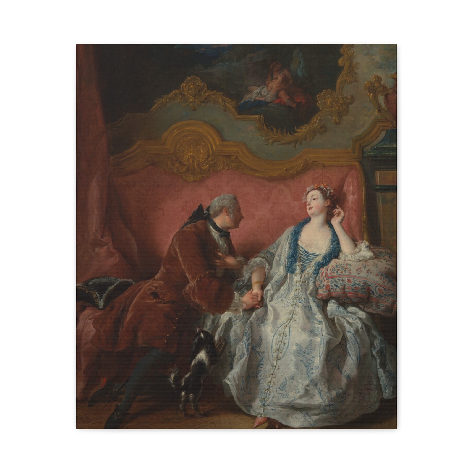 Jean François de Troy - The Declaration of Love - ca. 1724 - Canvas Wall Art