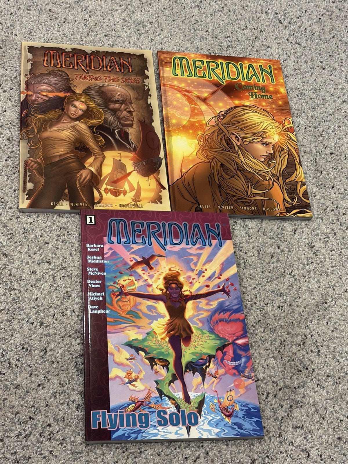 Meridian Comic Lot #1, 3, 4 CrossGen 2001 Action Fantasy Set