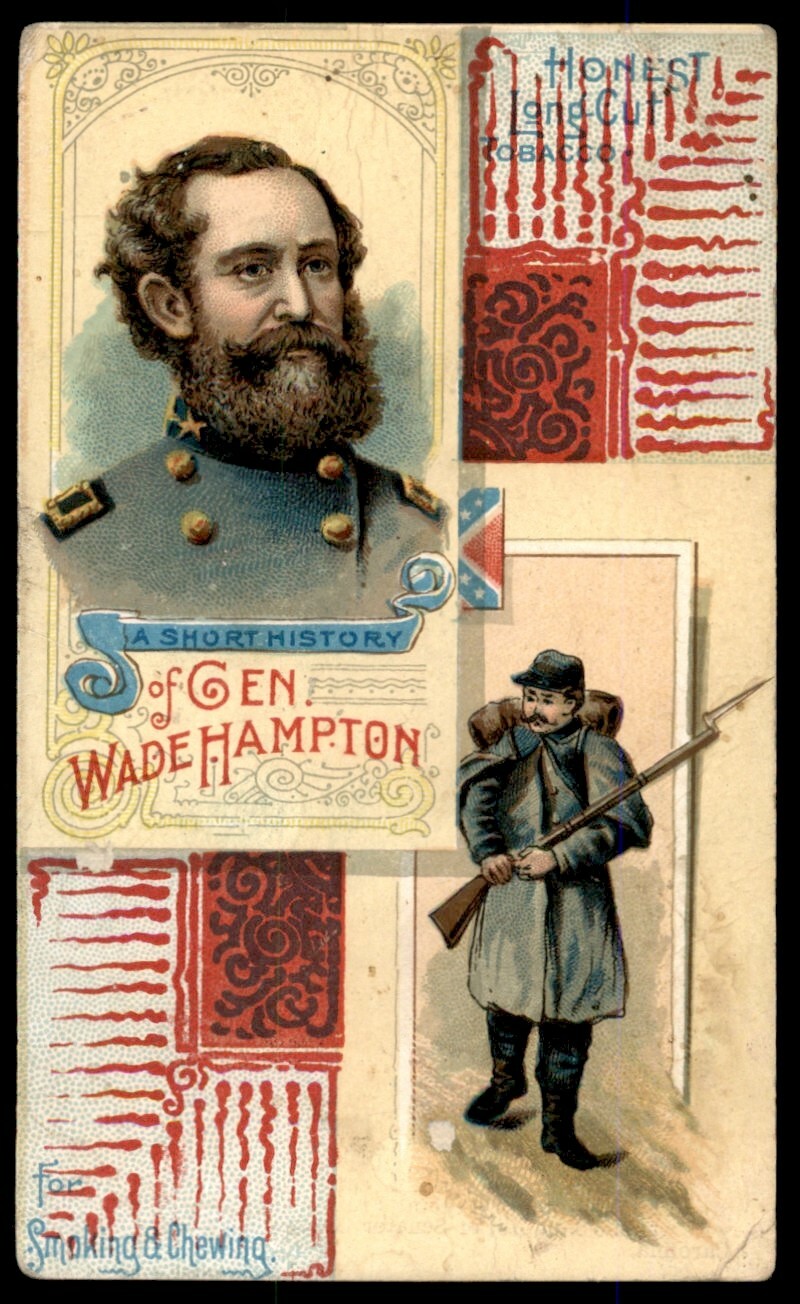 1889 N114 Duke Histories of Generals General Gen. Wade Hampton GOOD *BB-4009*