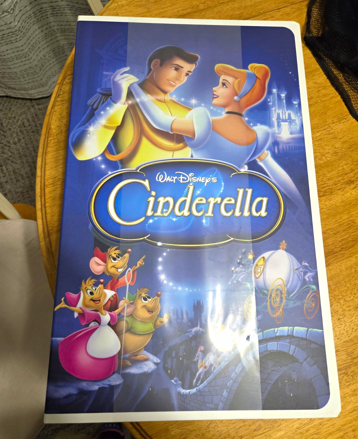 Cinderella Disney Classic VHS Boxed Silk Touch Throw Blanket 50 × 70