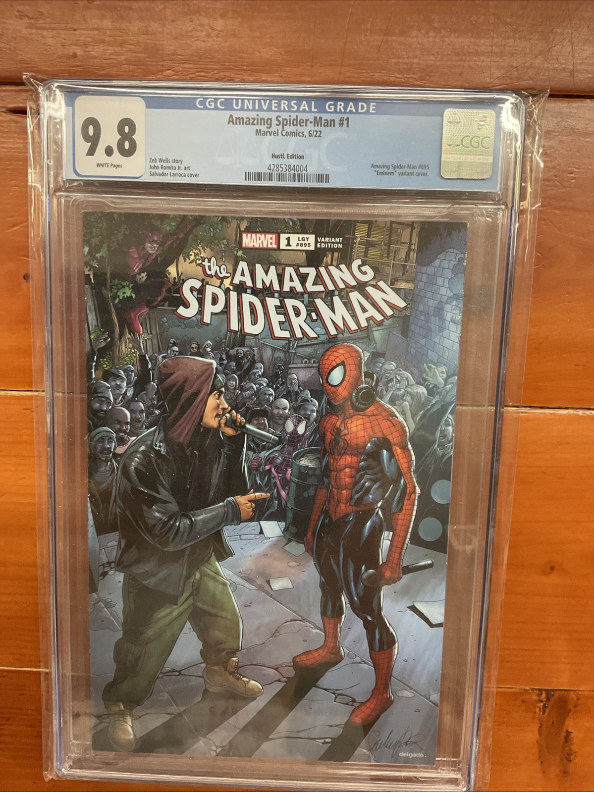 Amazing SpiderMan 1 2022 Hustl Edition Eminem Variant CGC 98 RARE G2U