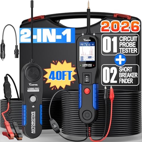 V200 Pro Automotive Circuit Tester, Power Circuit Probe Tester Breaker Finder