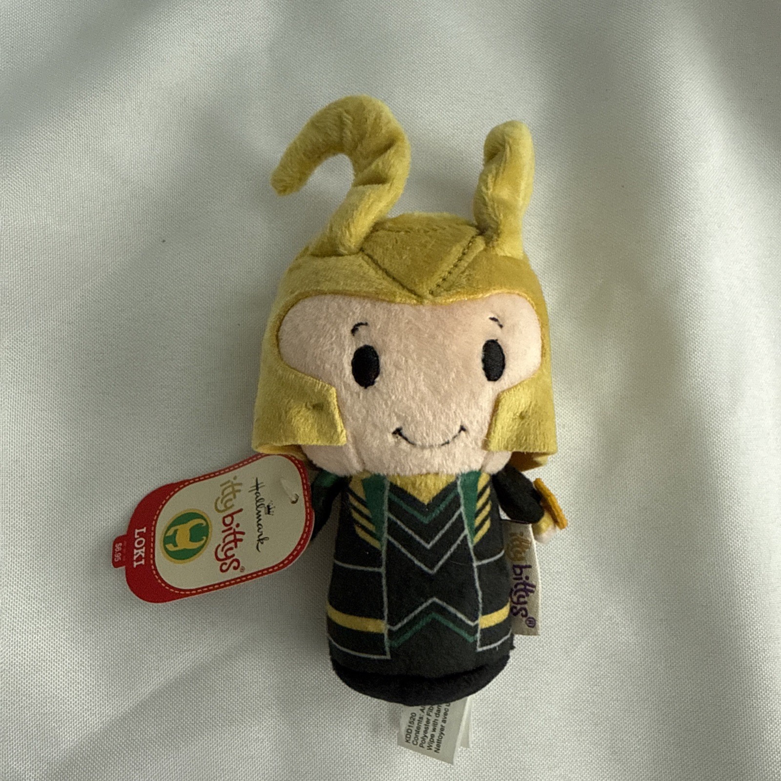 Hallmark Itty Bittys LOKI (Marvel, Avengers, Thor) NEW Stuffed Animal Figure Toy