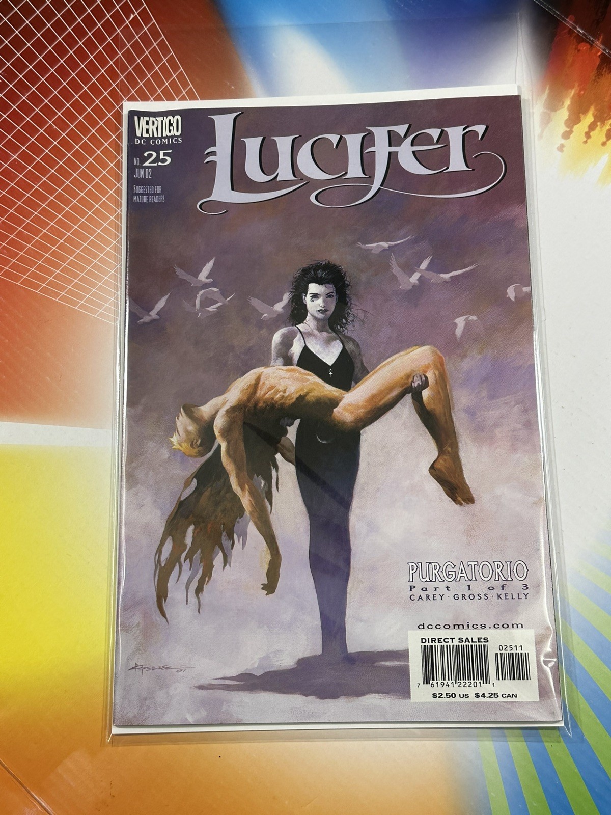 Lucifer #25 (VF) 2002 Vertigo DC Comics - Death Of The Endless Sandman Low Print