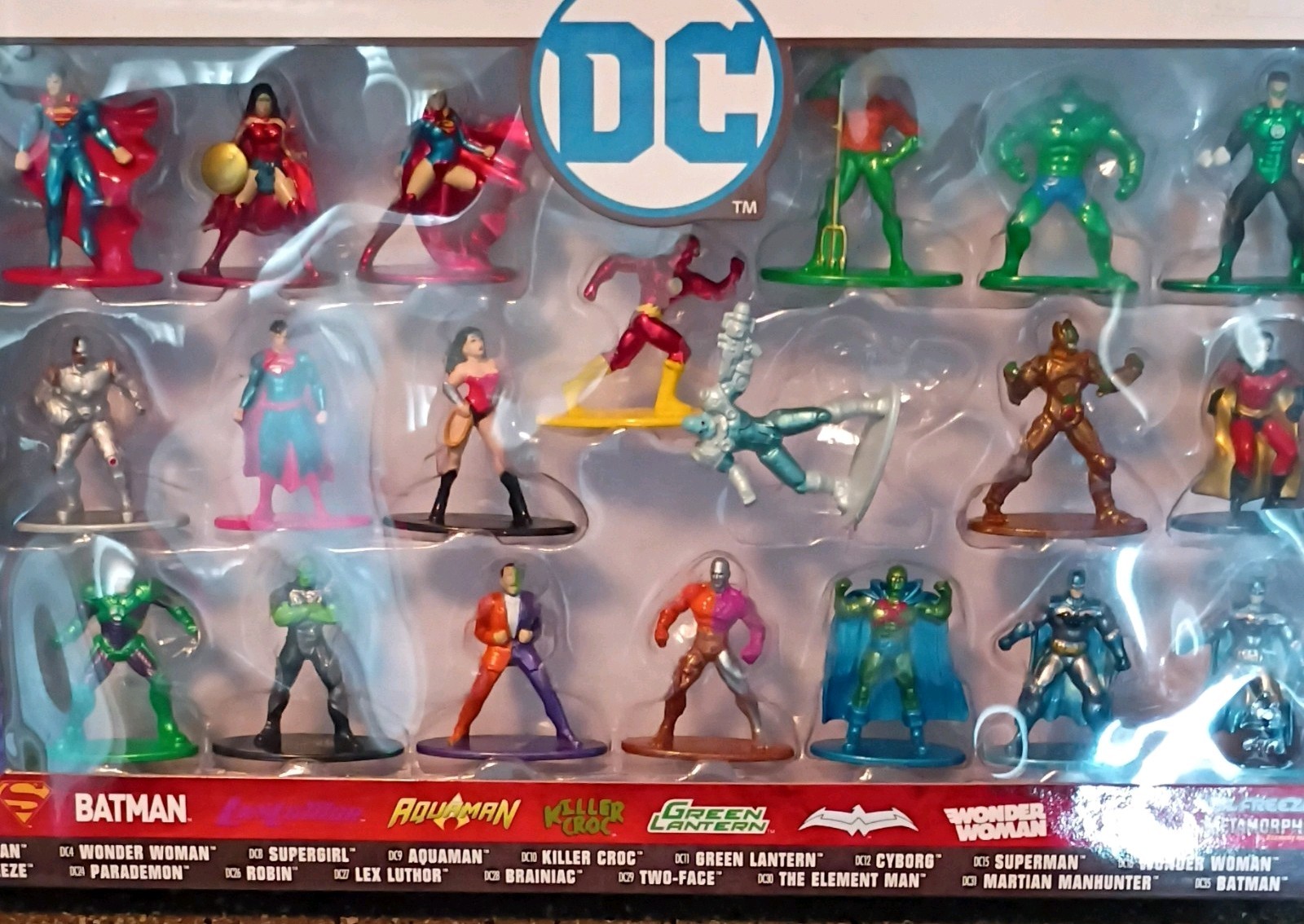 DC MetalFigs DC2-1 1:64 Metal Mini Figure Set Superman Wonder Woman Exclusive