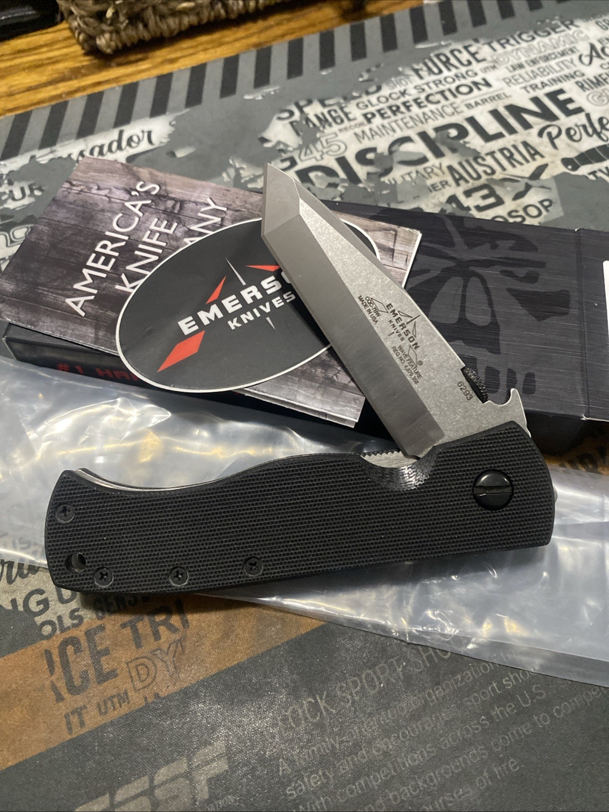 Emerson Knives CQC-7BW SF Folding Knife