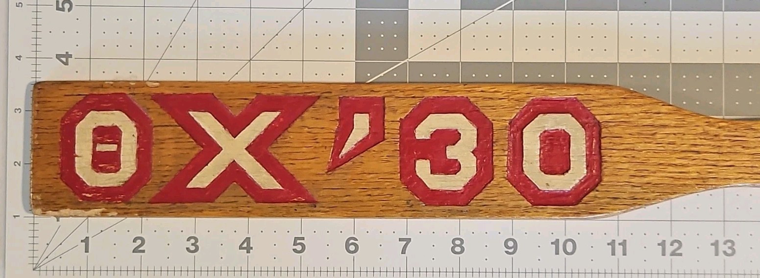 Vintage Theta Chi Fraternity Pledge Paddle  24” 