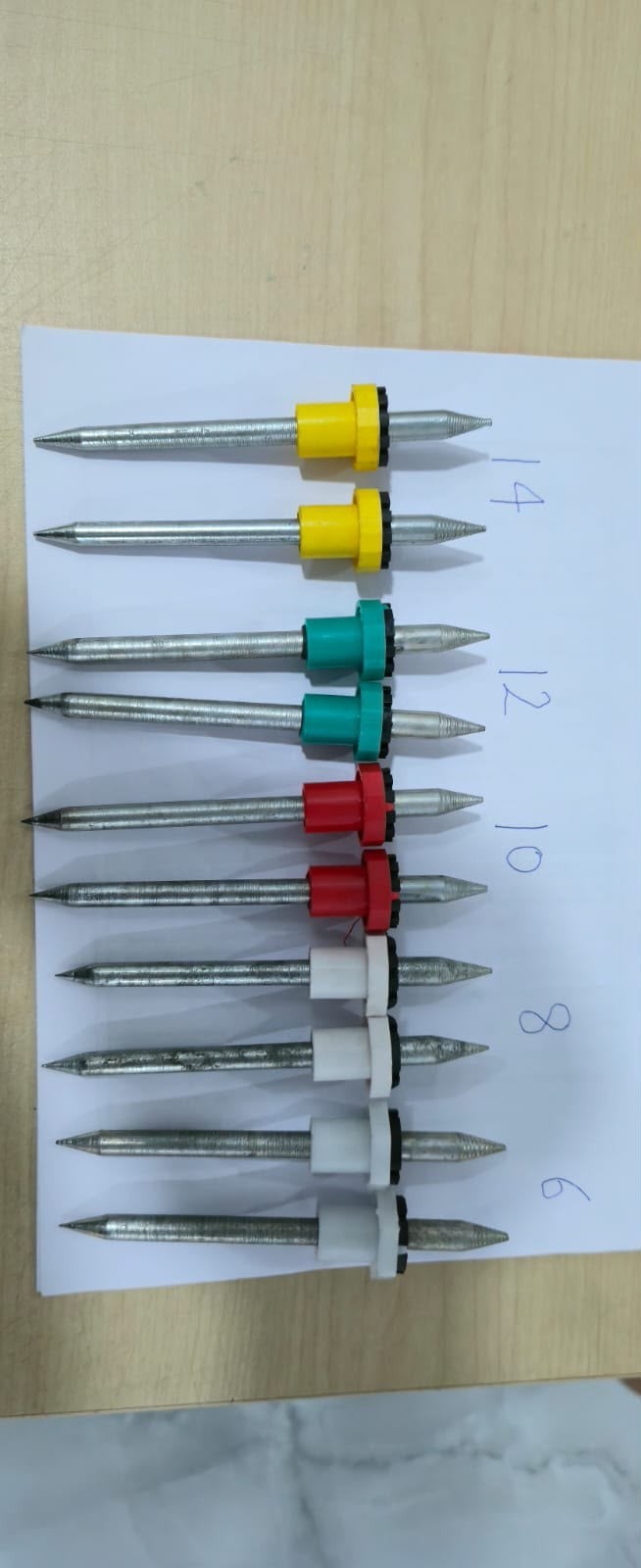 60Pc Lapidary Indexer Dop Set Hex Octagonal Dodecagonal Faceting Dops Kit
