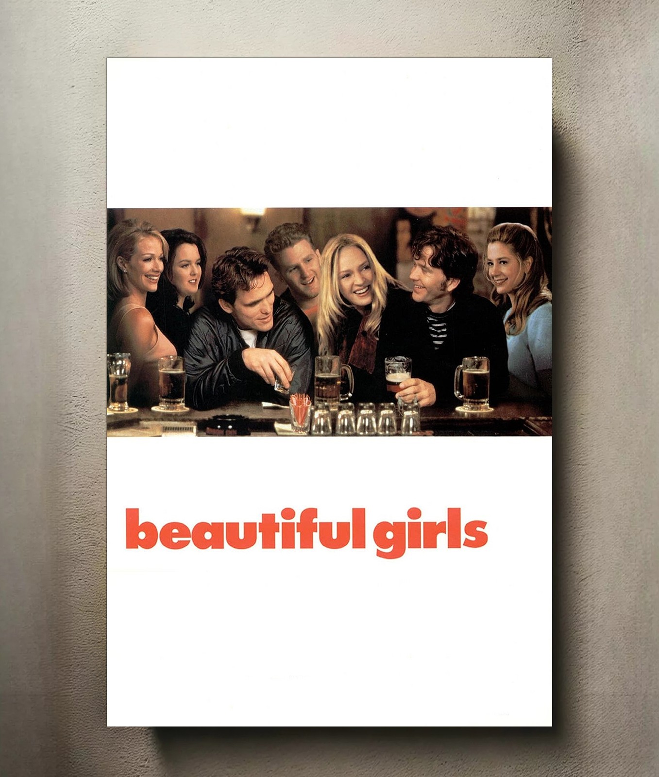 Beautiful Girls 8x12 Metal Movie Poster Sign