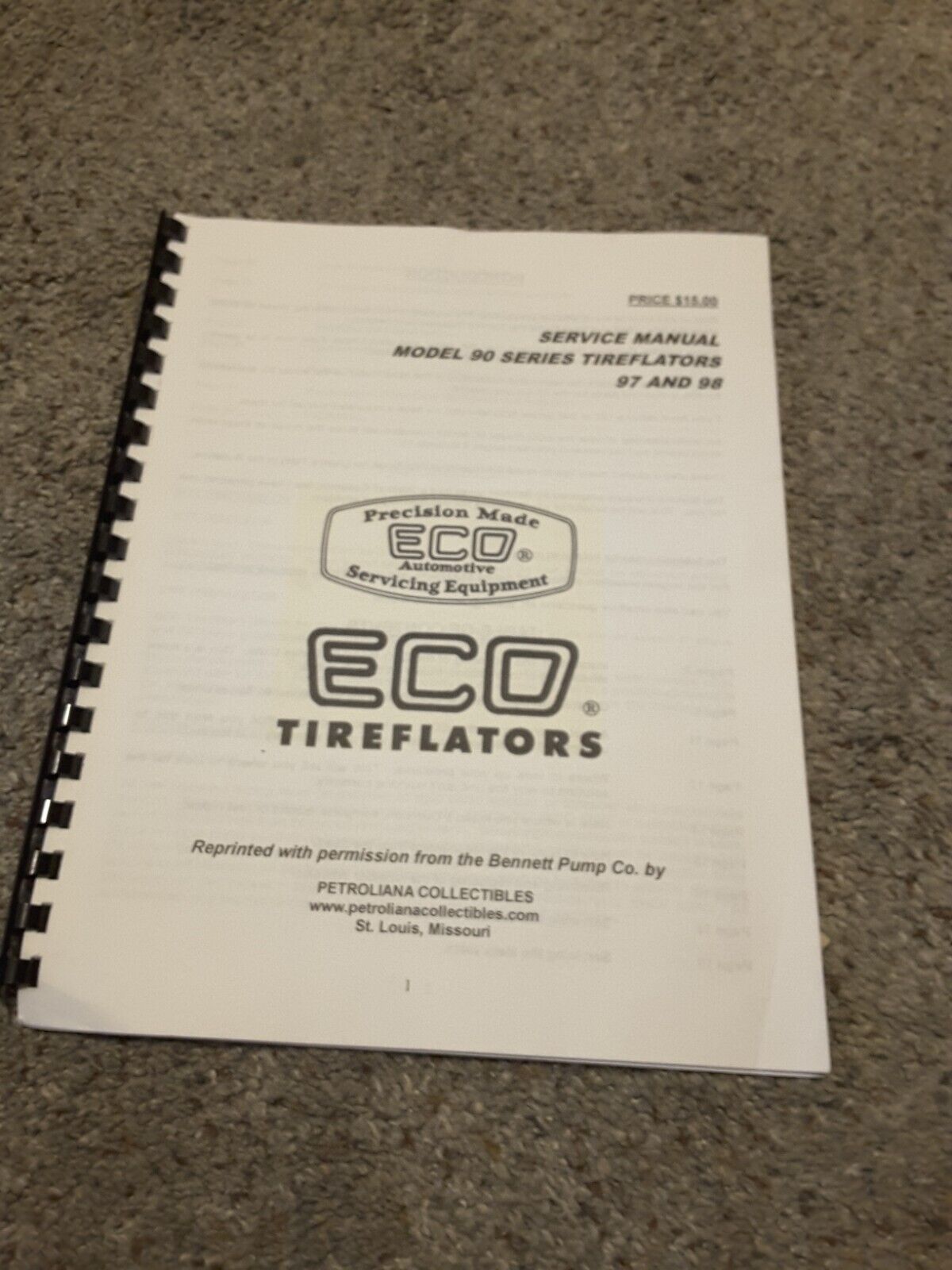 ECO Tireflator Air Meters  for Models 97 & 98