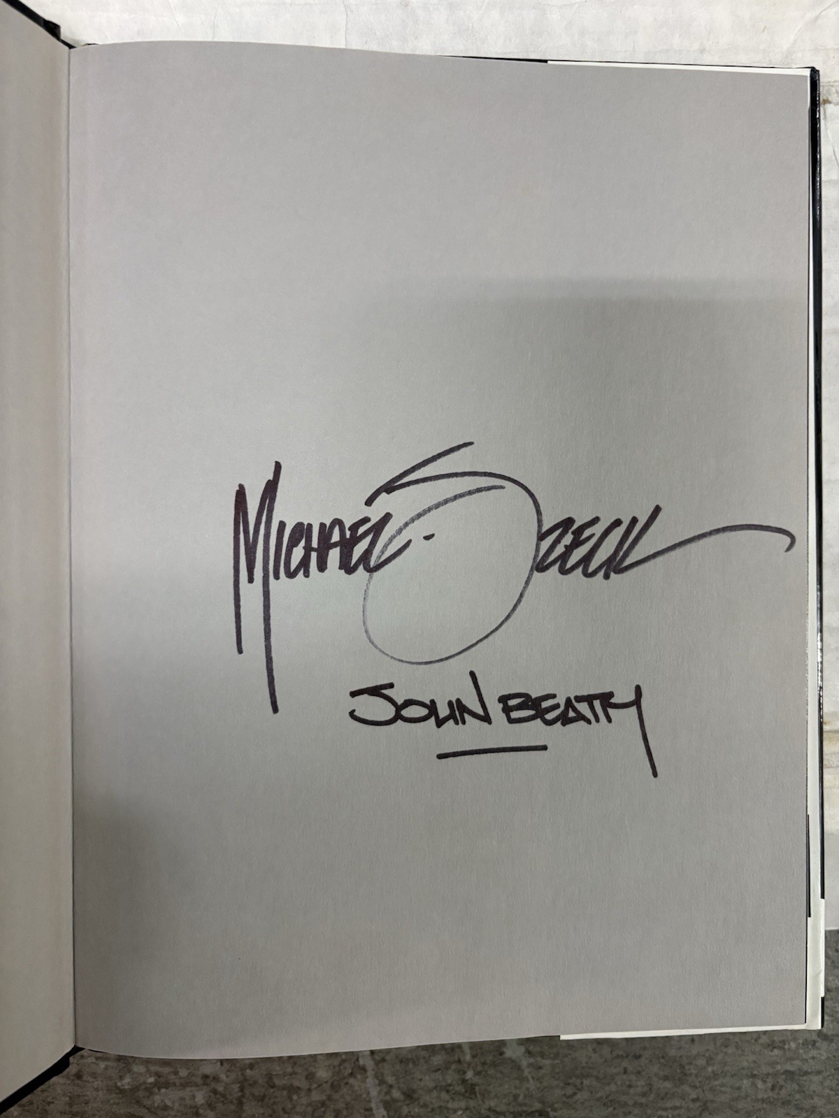 The Punisher: Return to Big Nothing Marvel 1989 HC First Printing Signed 2X.