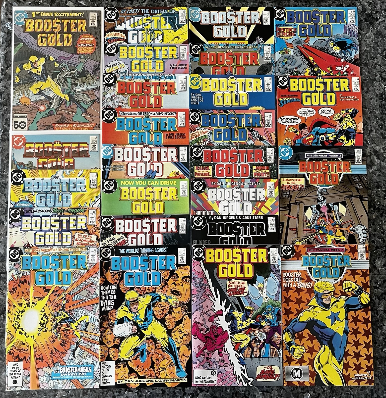 Booster Gold 1-25 Complete Series Set 1986 DC Comics