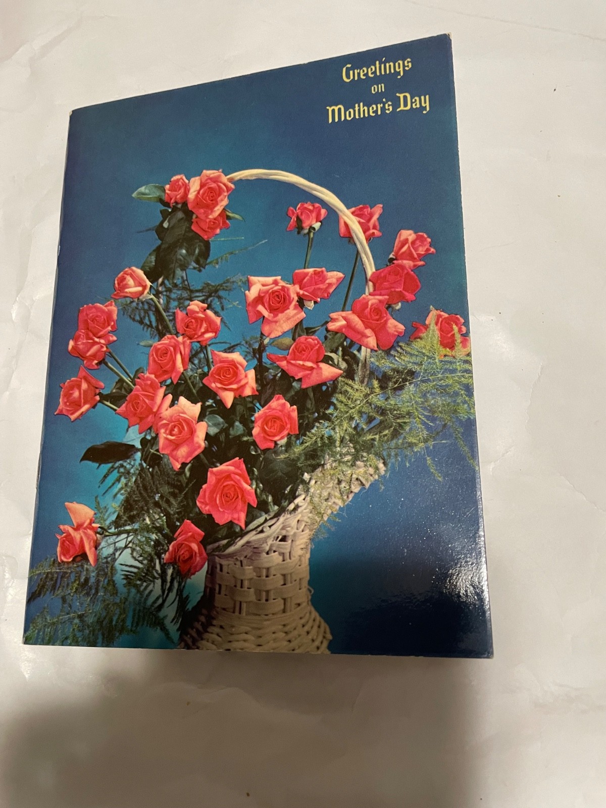 Vintage Mother' Day greeting card 1955