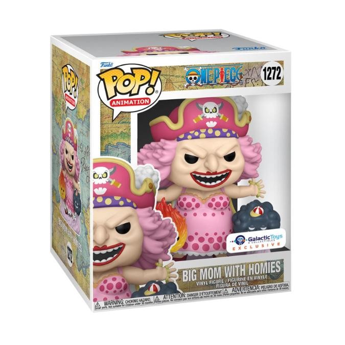 Funko Pop Super: One Piece - Big Mom w/Homies Galactic Toys Exclusive