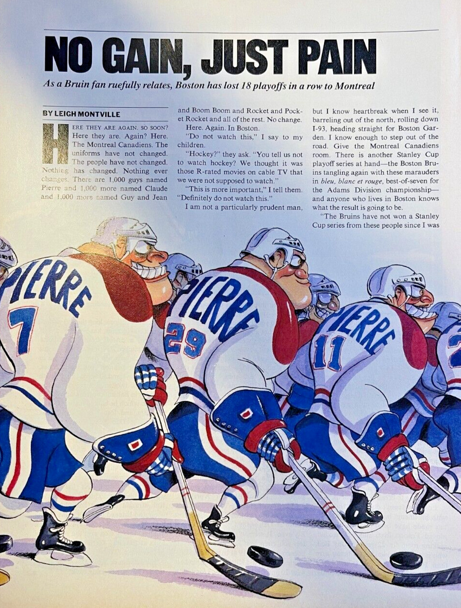 1988 Boston Bruins Hockey