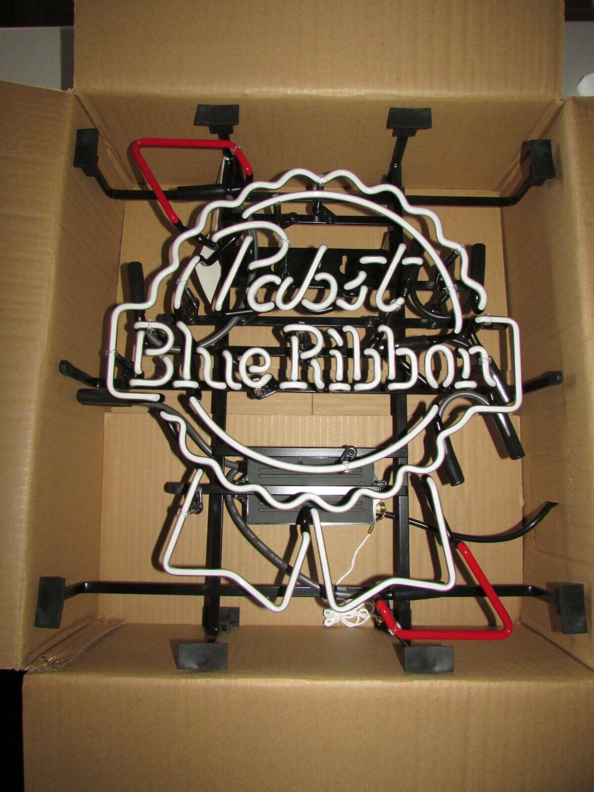 NO SHIPPING Authentic New Pabst Blue Ribbon PBR Neon Beer Bar Sign Light 