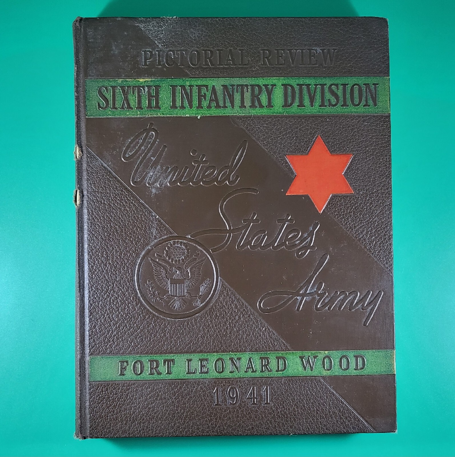 WWII 1941 6th Infantry Division - US Army Pictorial Review Fort Leonard Wood GA