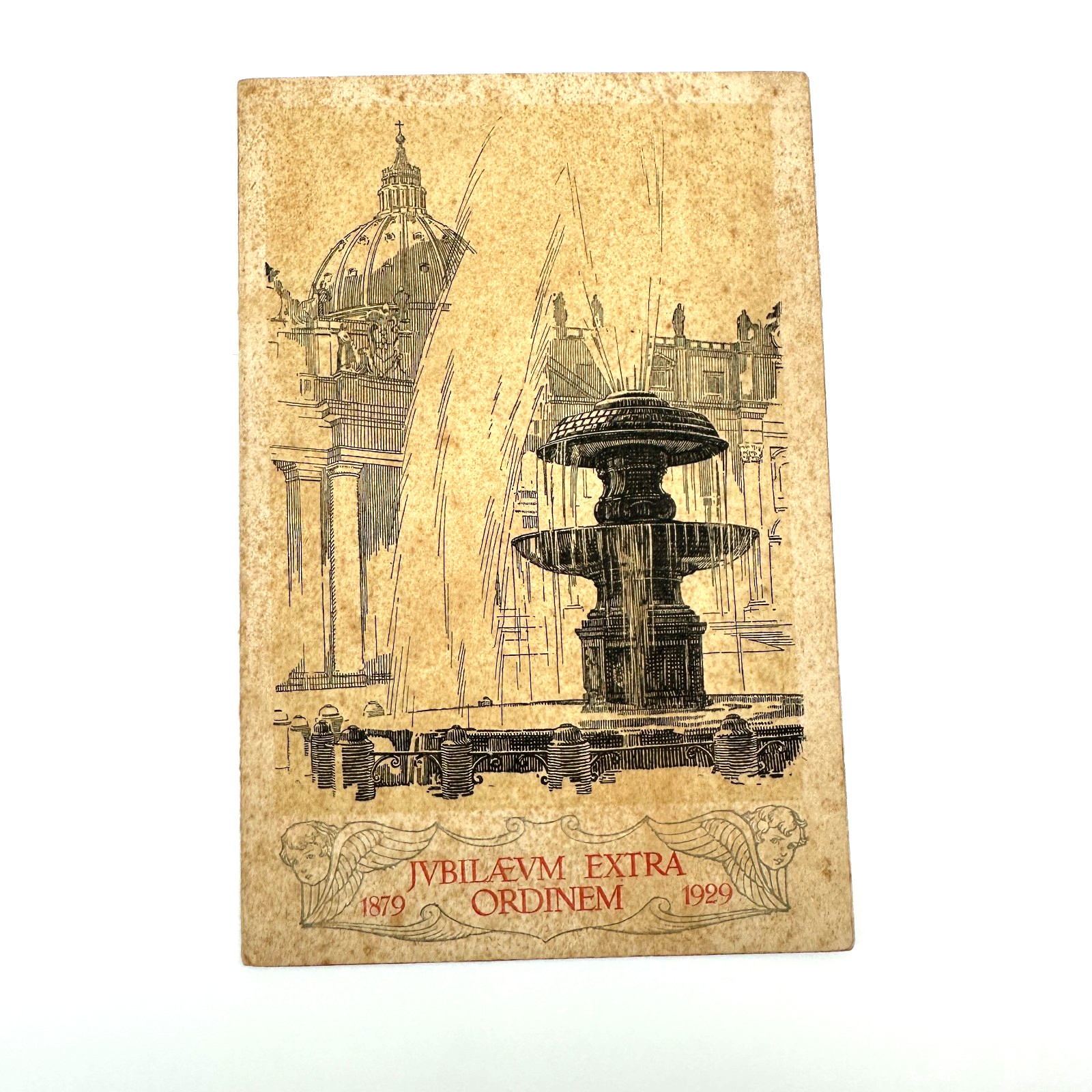 RARE 1929 Vatican Jubilee Brochure “Jubilaeum Extra Ordinem” Rome Holy Sites