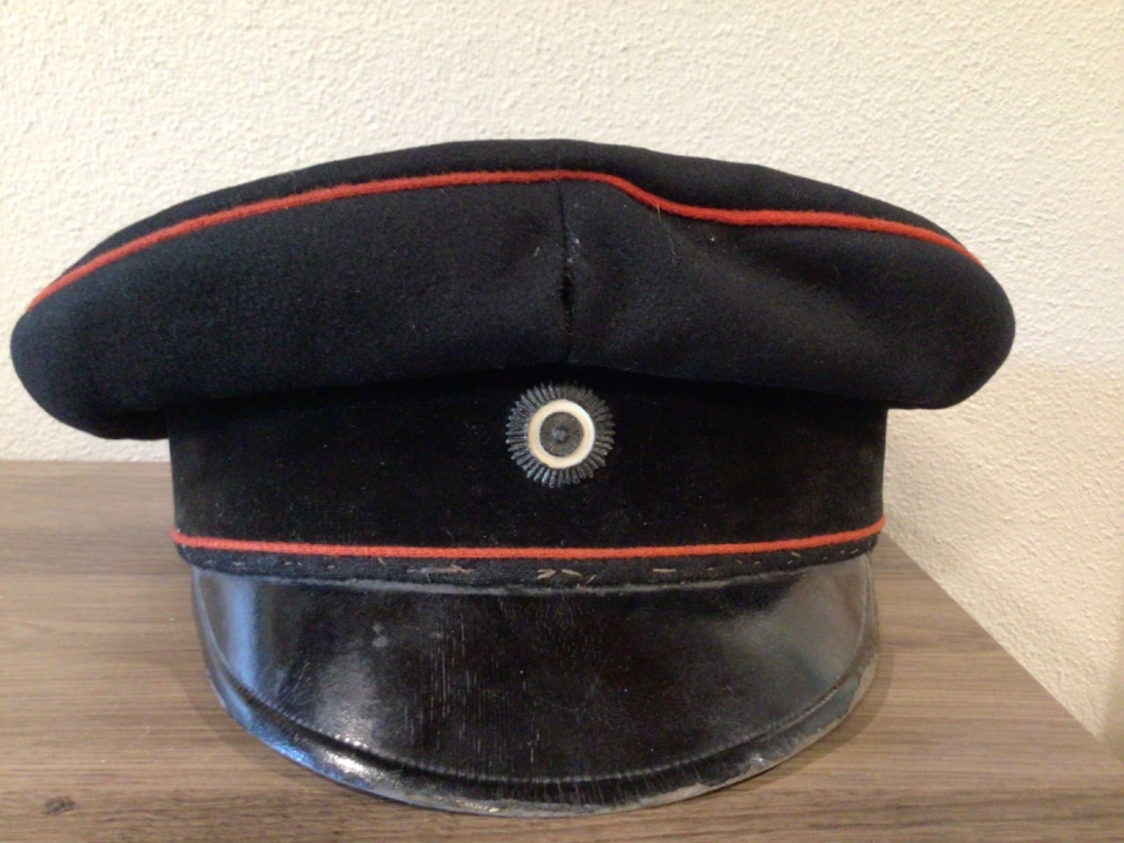 Original WWI German Visor Cap Hat W/Maker Marks