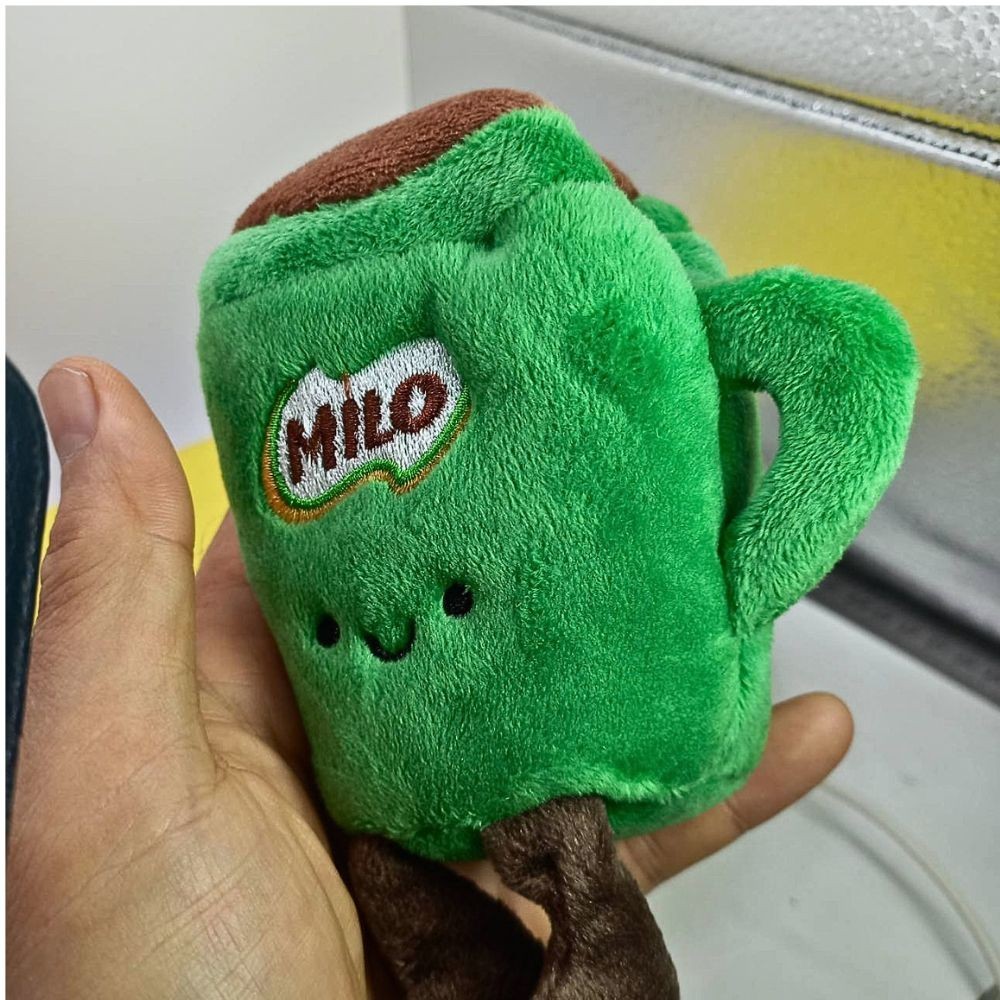 Milo Cup Limited Edition Plush & Eco-Bag Exclusive Doll & Bag Hanger Collectible