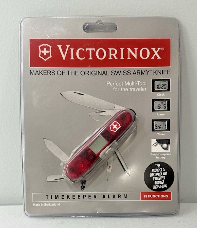 Victorinox Traveler Swiss Army Knife - TimeKeeper Clock Alarm Discontinued Rare