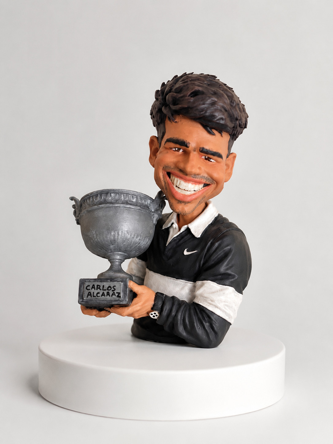 Carlos Alcaraz Inspired PLA Figurine Gift Idea |handpainted DESCRIPTION