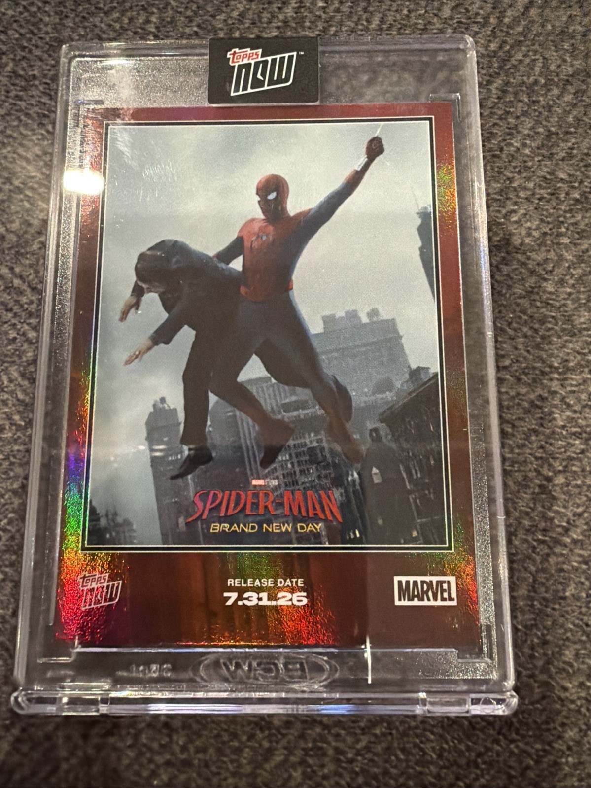 2026 Tops Marvel Now Spider-Man Brand New Day Trading Card SMSSP