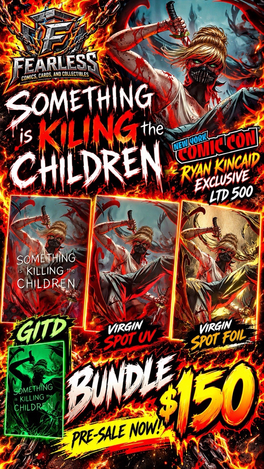 Something Is Killing the Children NYCC Bundle Ryan Kincaid Exclusive Ltd 500