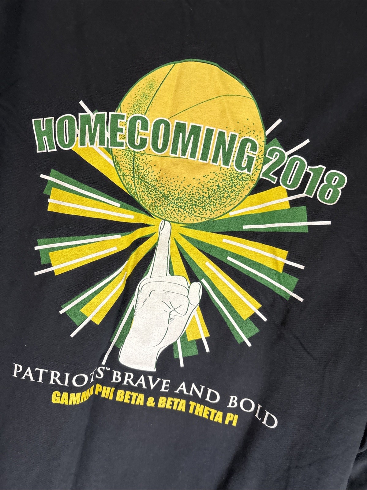Gamma Phi Beta Beta Theta Pi George Mason Homecoming  2018 Size XL