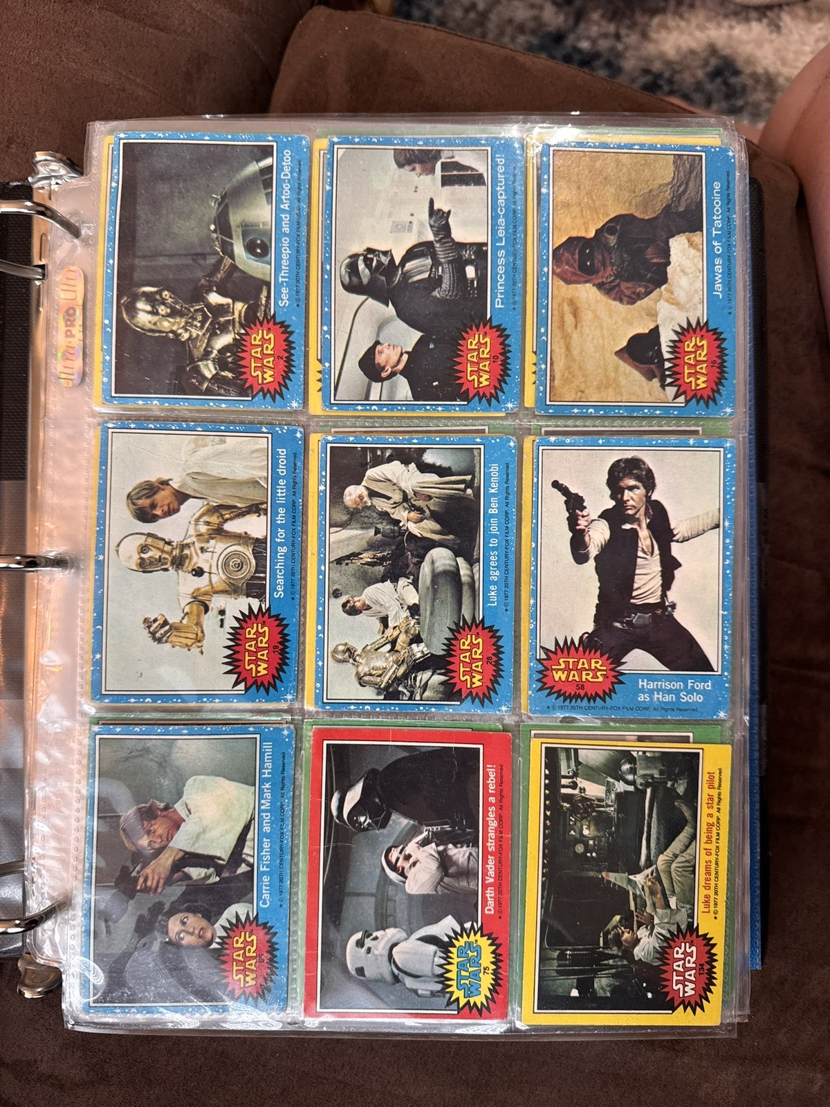 Ultra Rare Vintage 1977 - 1980 Star Wars Topps Cards & Stickers Collection 