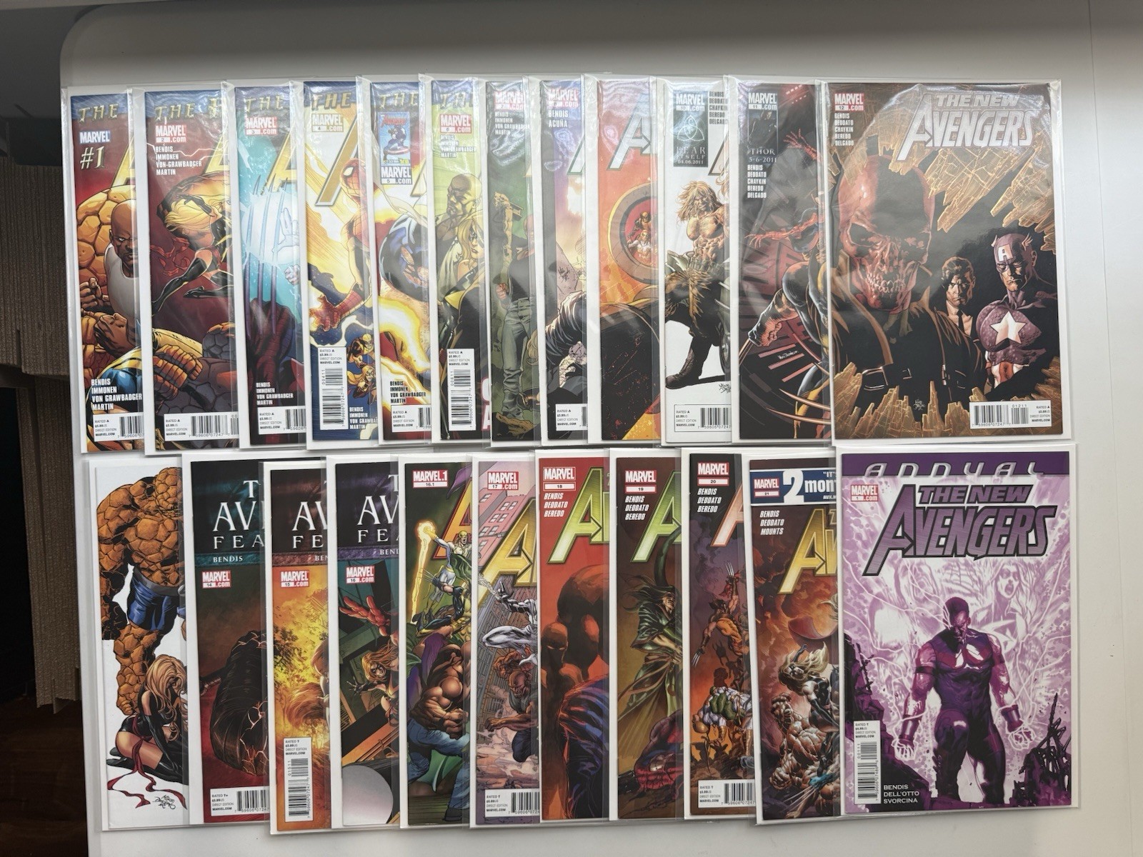 The New Avengers Vol. 2 (2010) #1-21 + 16.1 & Annual #1 Comics 