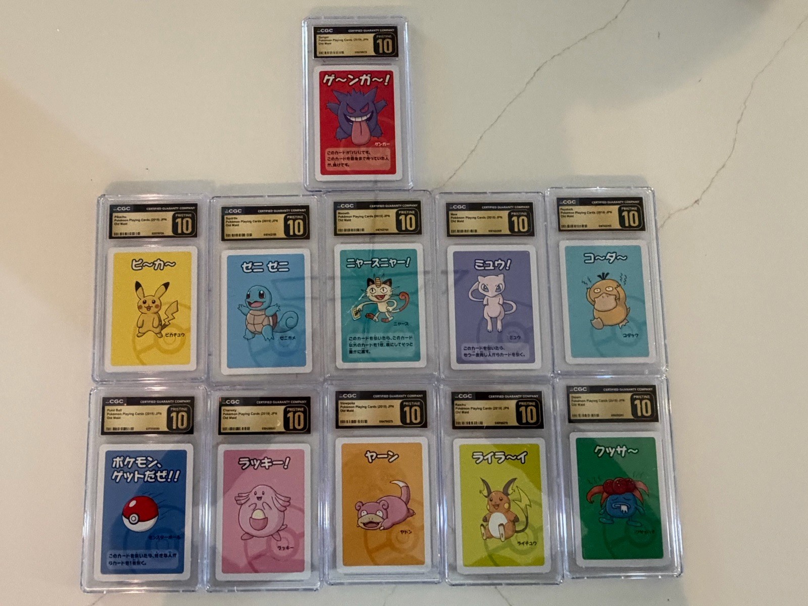 Pokémon Old Maid all CGC 10 Pristine 11 slab lot 