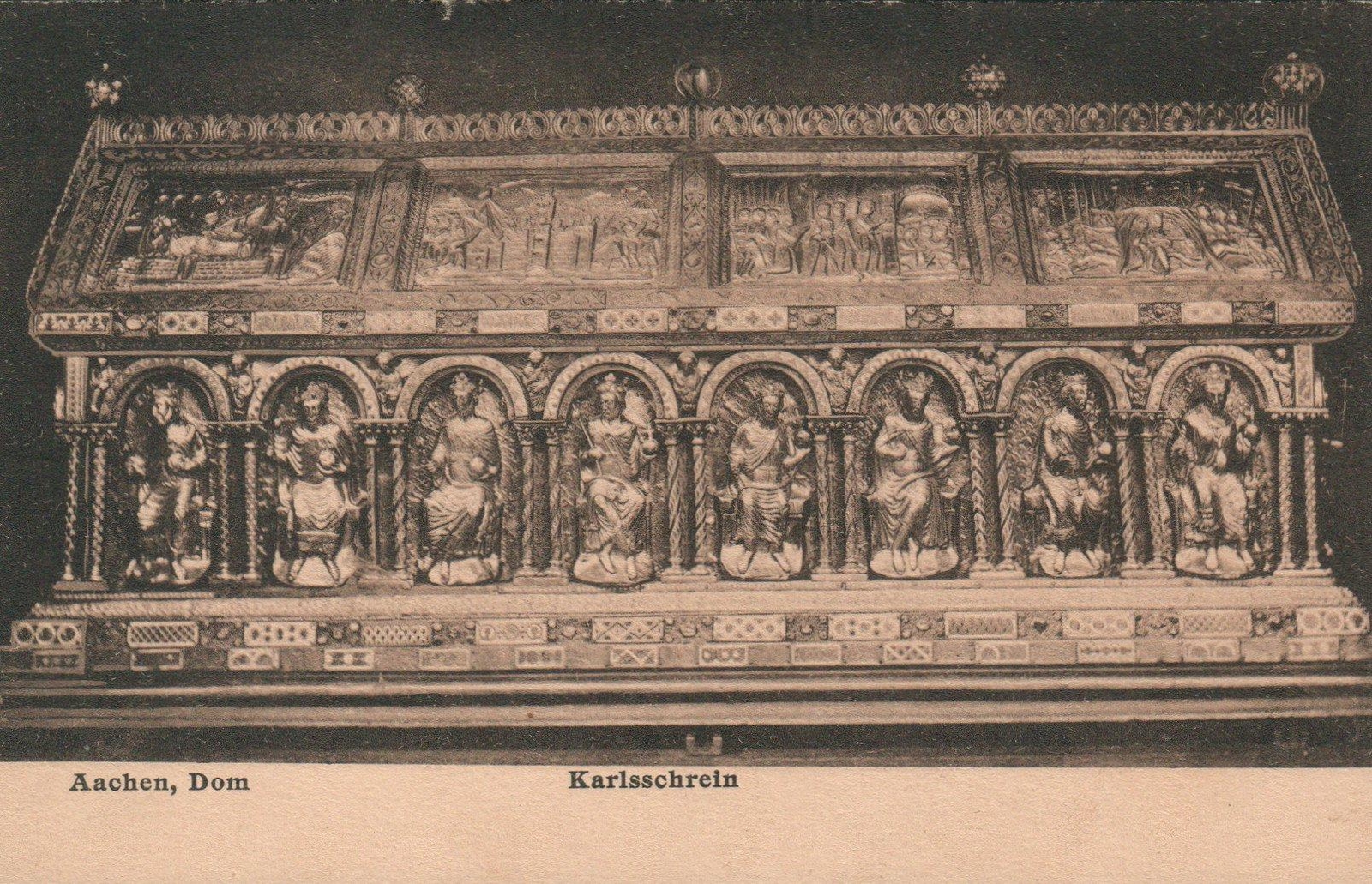 VINTAGE Shrine of Charlemagne Aachen Dom Karlsschrein POSTCARD - UNUSED