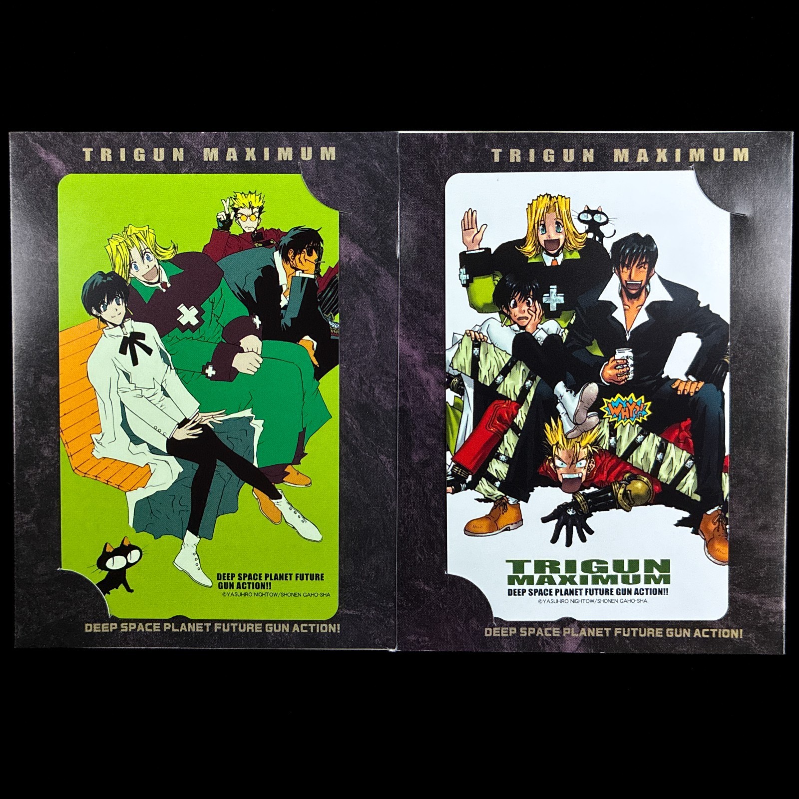 Movic Trigun Vash Wolfwood Meryl Milly Young King OURS Telephone Phone Card Set