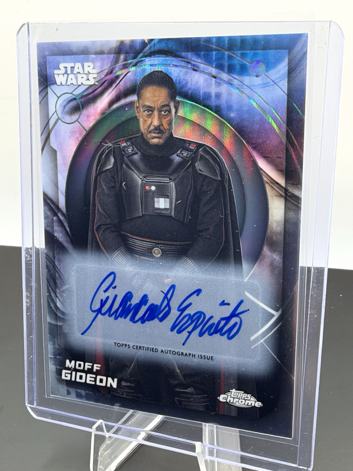 2026 Topps Chrome Star Wars Giancarlo Esposito Moff Gideon Auto A-MOFF #39