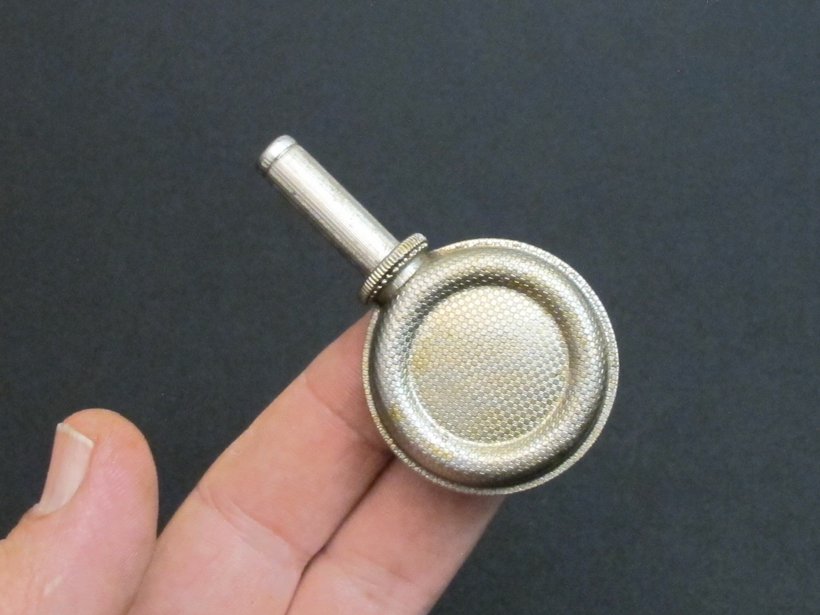 Unusual Small/Tin Vtg Sewing Machine Thump Pump Oil Can/Oiler Antique/Rare Tool