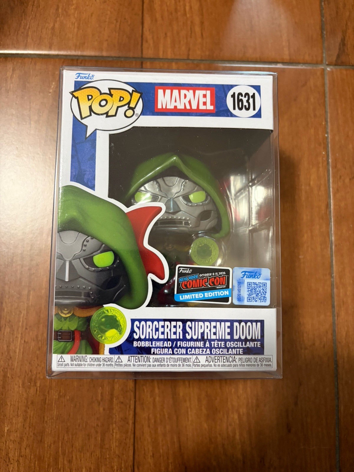 NYCC 2026 FUNKO OFFICIAL POP MARVEL SORCERER SUPREME DOCTOR DOOM Con Sticker