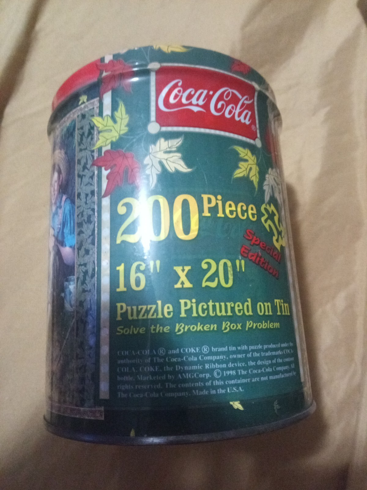 Coca Cola 200 Piece Special Edition 16 X20 Puzzle New Sealed Vintage Coke