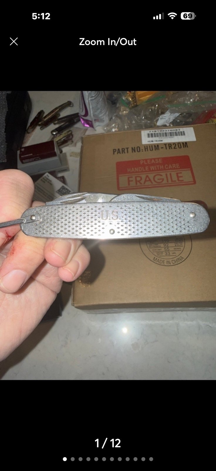 EXTREMELY RARE & VTG 1973 VIETNAM US ARMY MULTIFUNCTION ANTIQUE COLLECTIBLE TOOL