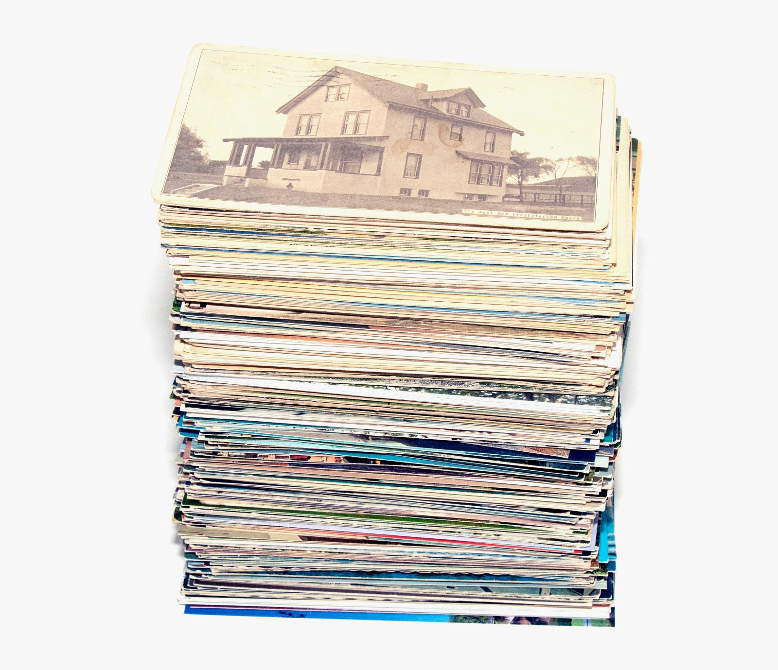 500+ Vintage Postcard LOT Mixed Eras RPPC Linen Chrome Posted Unposted Antique