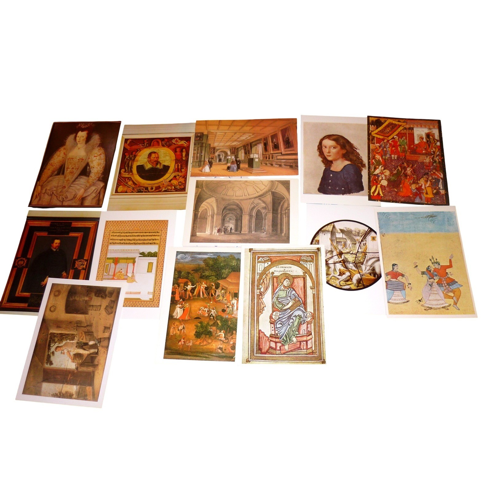 Vtg Bodleian Library Oxford Museum Art Postcards Lot 11 Unused Illuminated MSS