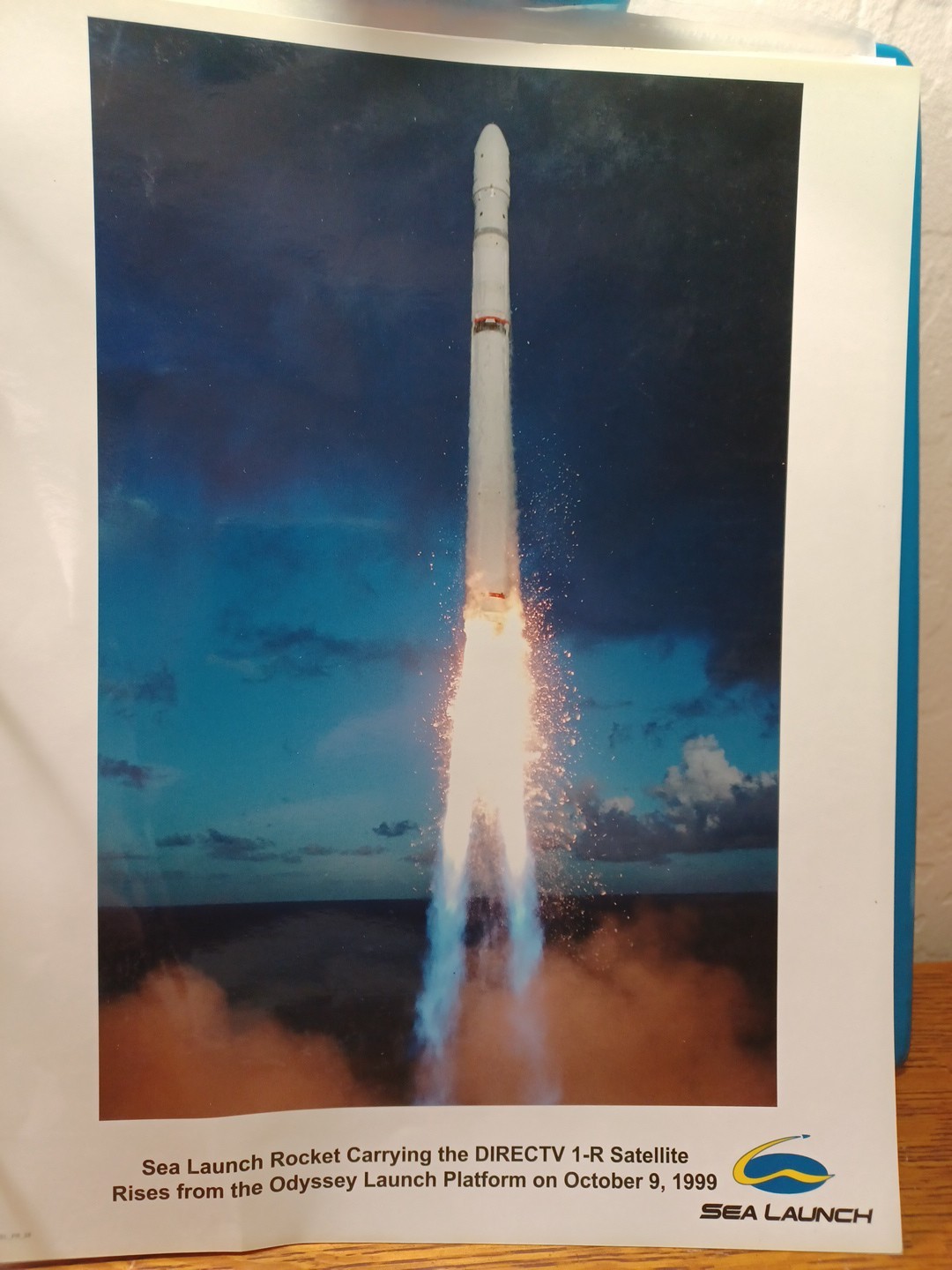 1999-2002 Sea Launch Rocket Notebook - Signed Photos, Pictures & More JRR49