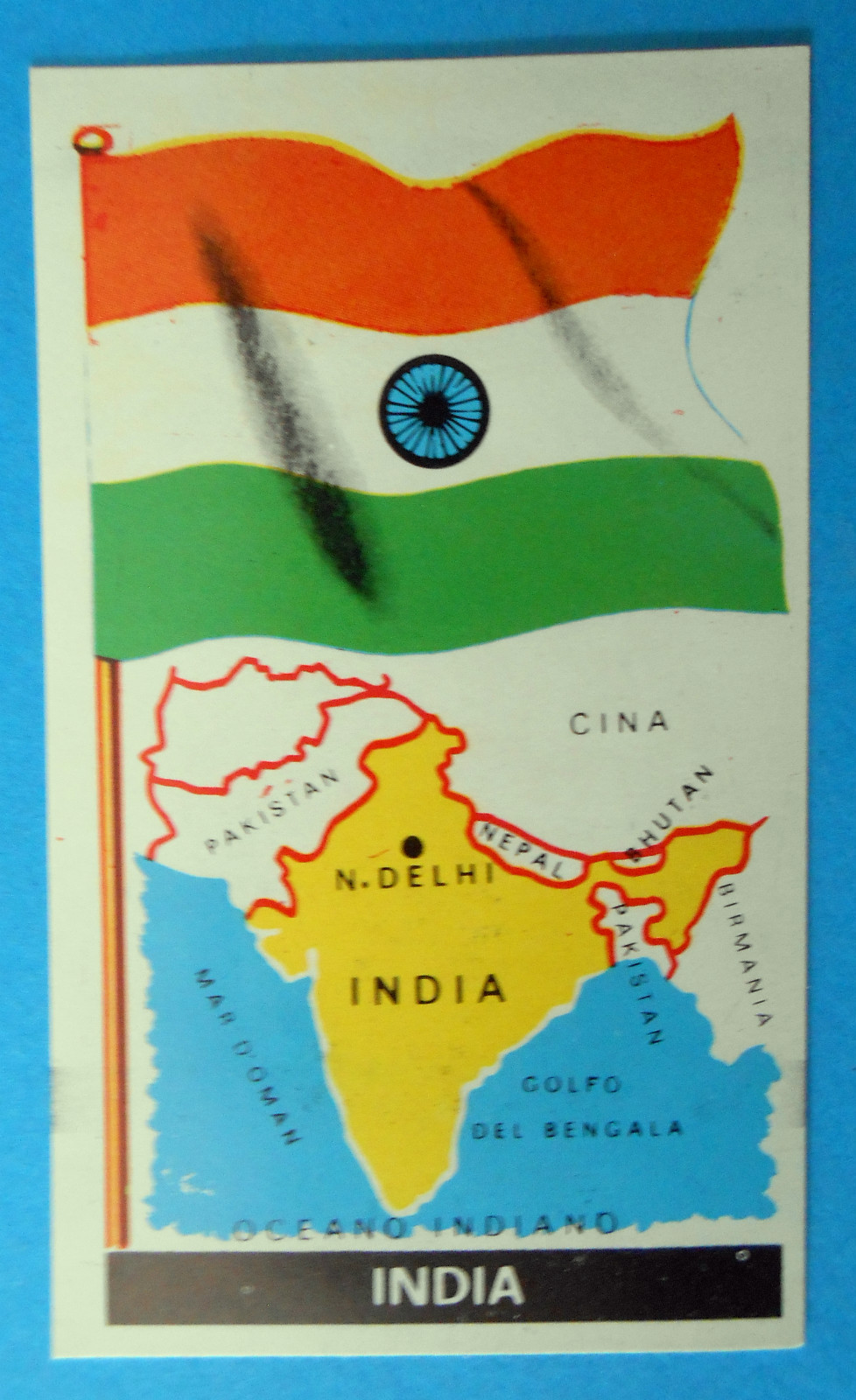 figurines figures stickers picture cards figurines world flags 98 india gq