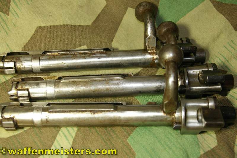 K98 Bolt, 8mm Mauser Original WWII Era M98 K98 complete bolt