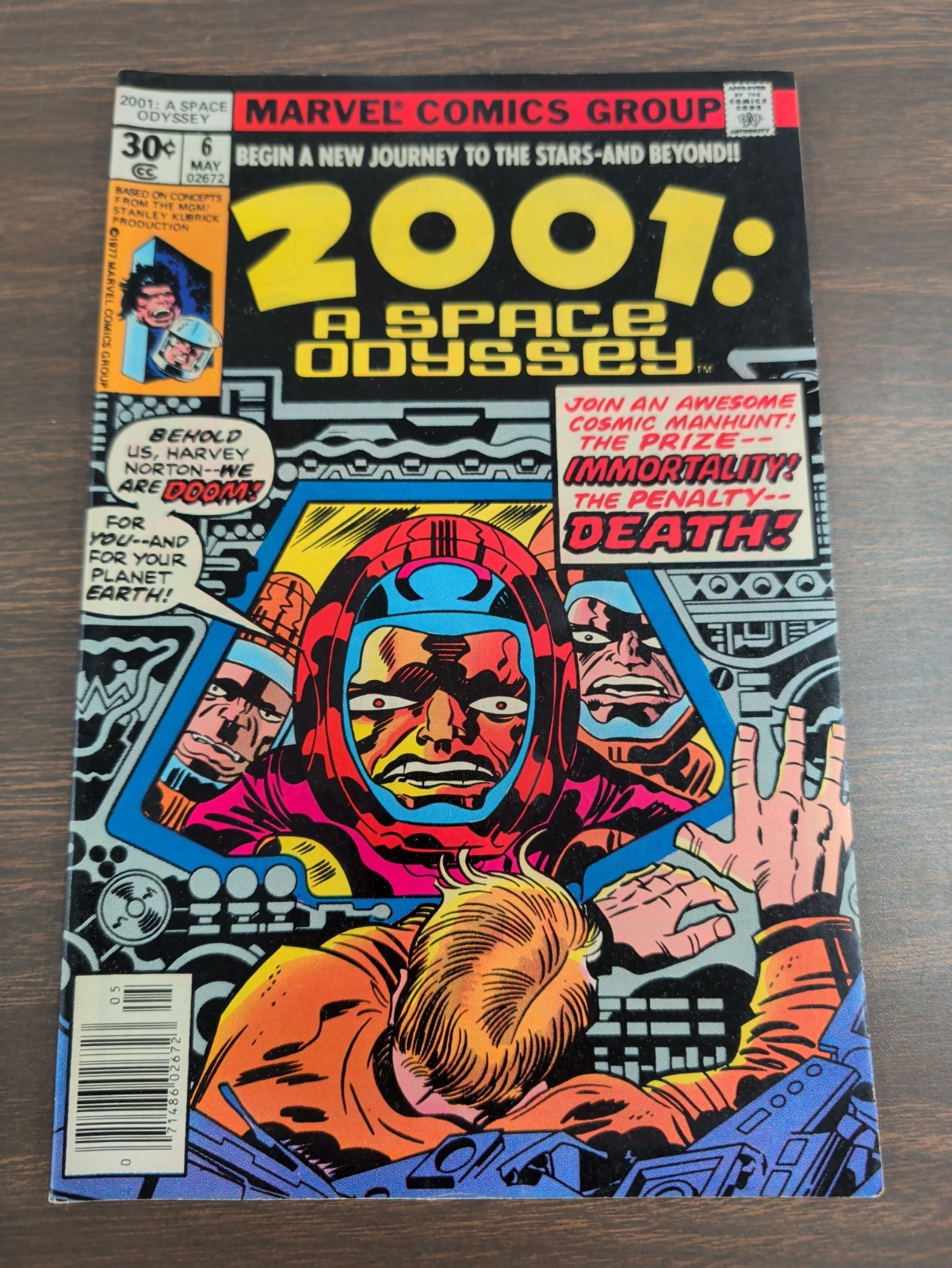 2001: A Space Odyssey #6 - May 1977 - Marvel Comics - Bronze Age