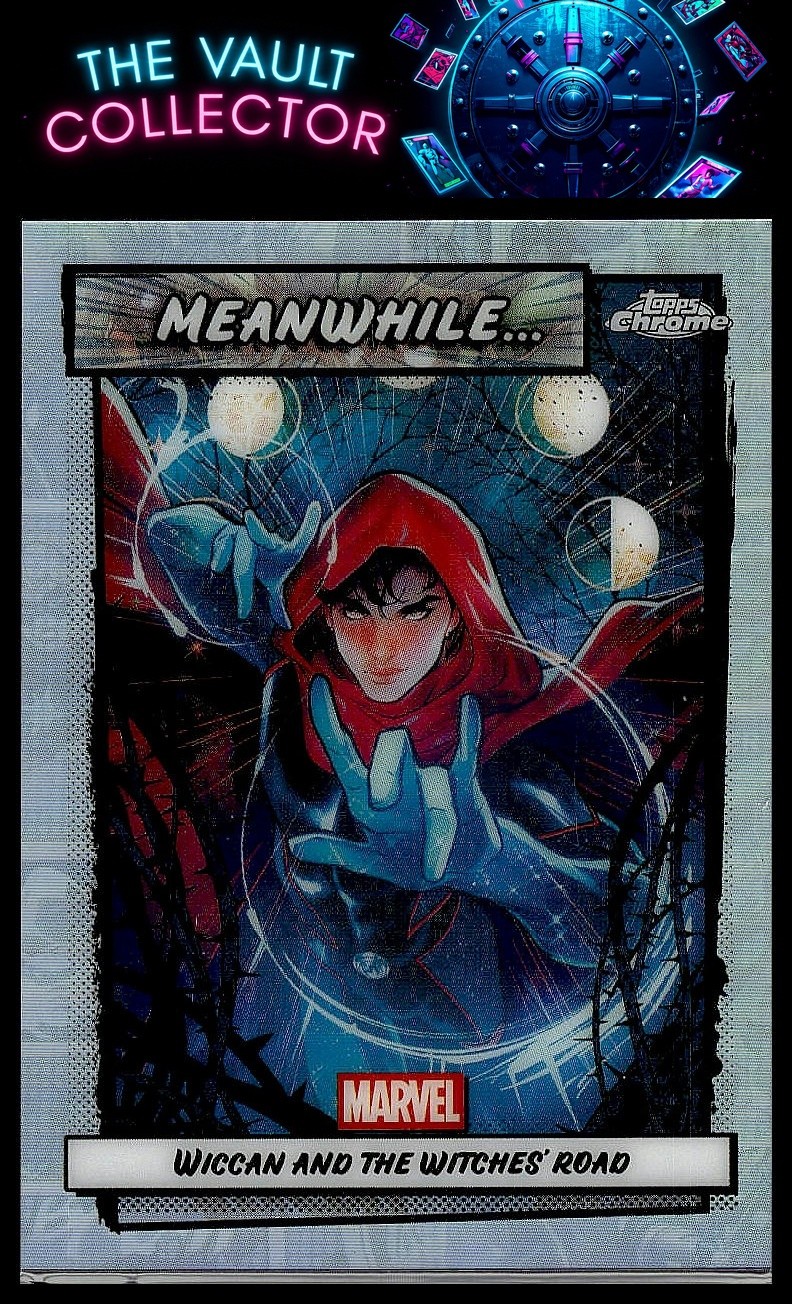 2026 Topps Chrome Marvel Comics Wiccan and the Witches' Road #MW-08 Meanwhile...