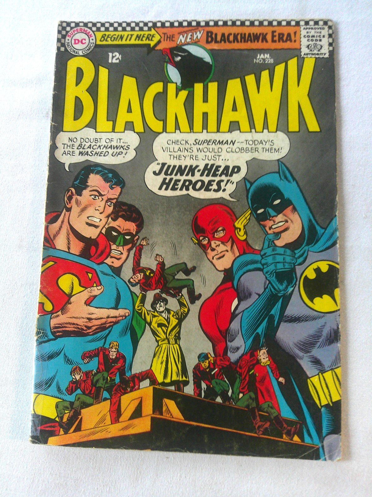 Blackhawk #228 DC Comic 1967 Good- Justic League of America Appearance