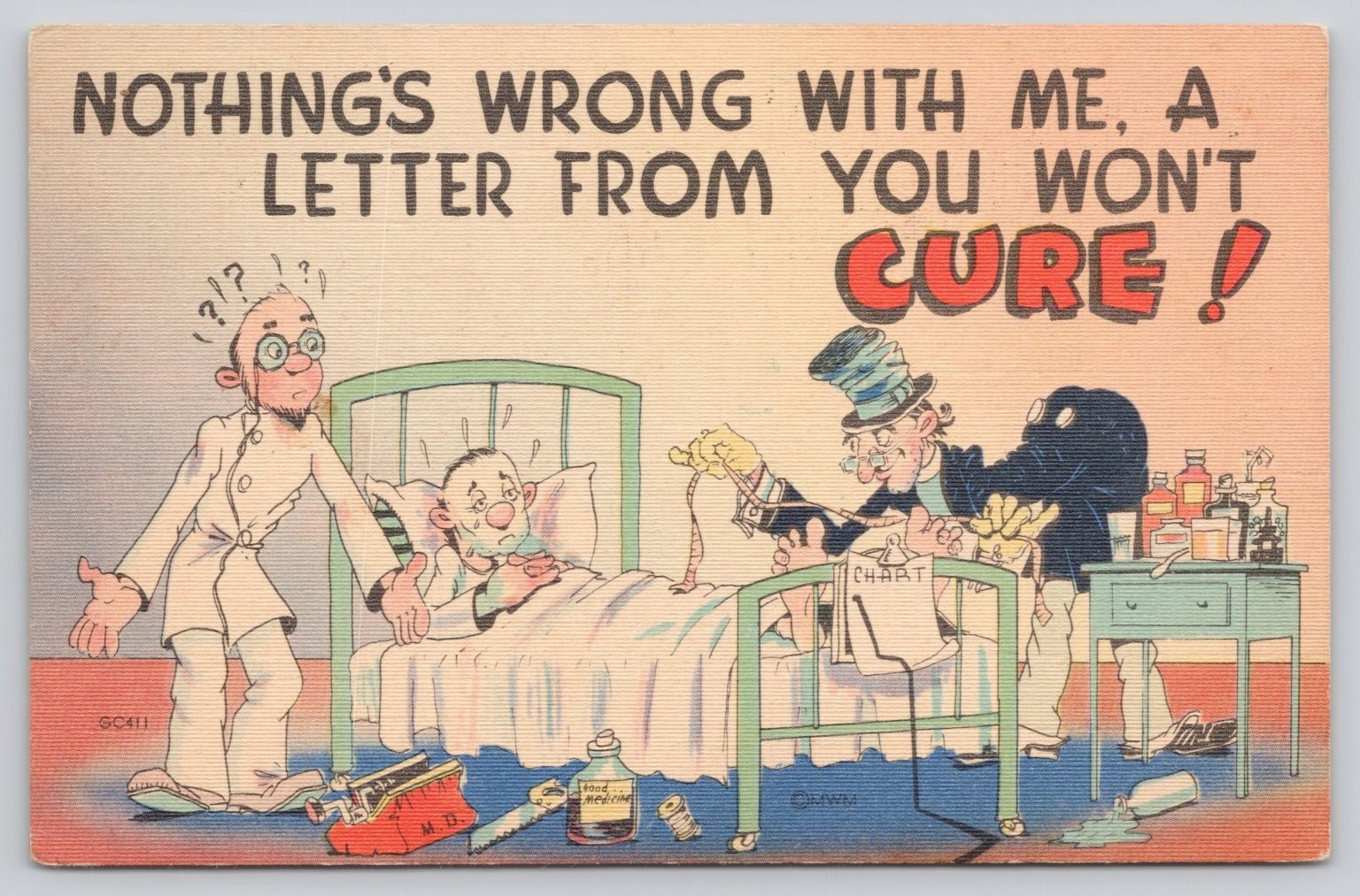 1947 Humorous Postcard 