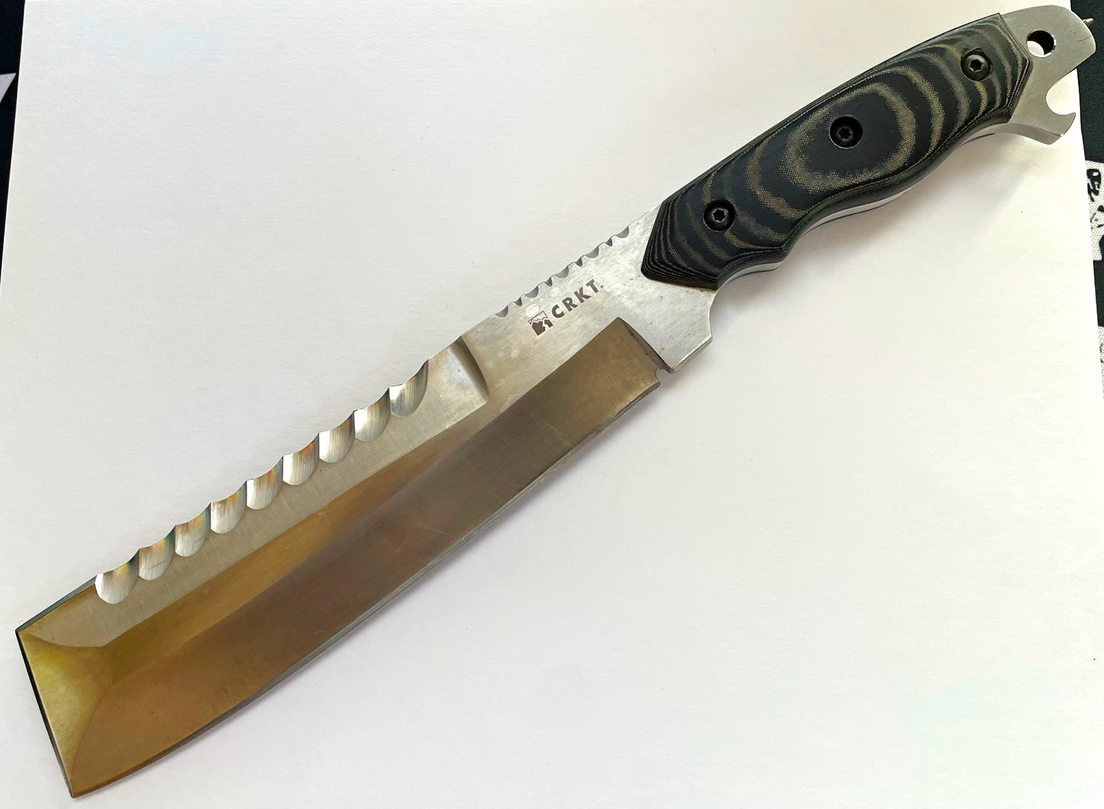 CRKT Discontinued Razel SS7 Fixed Blade Knife, G10 Sheath