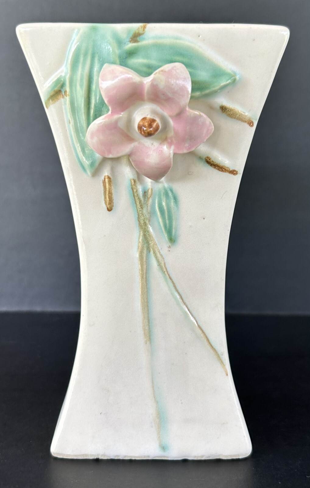 Vintage McCoy Pottery Vase Blossom Time 1940's